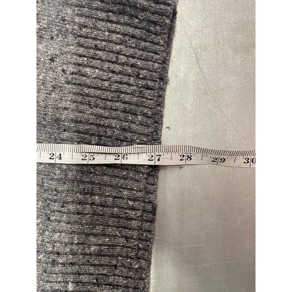 Daniele Blasi Italy Wool Blend Sweater Mens Large Crew Neck Navy Blue Gray - Picture 7 of 8